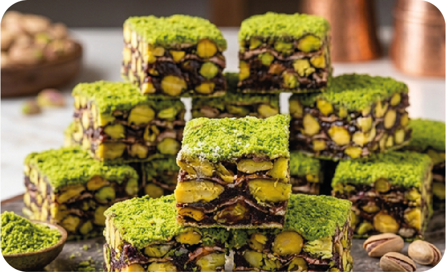 TDA TOZ FISTIKLI BAKLAVA LOKUM
