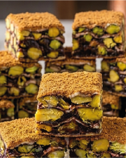 TDA LOTUS ÇİKOLATALI ANTEP FISTIKLI BAKLAVA LOKUM